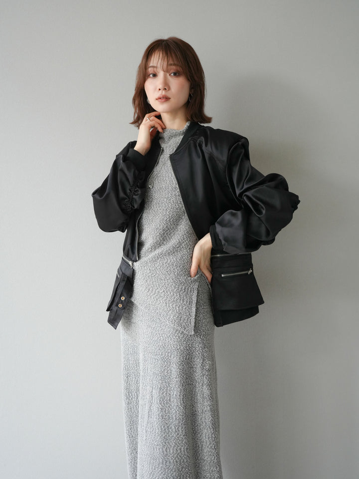 [予約]2WAYデザインMA-1/ブラック