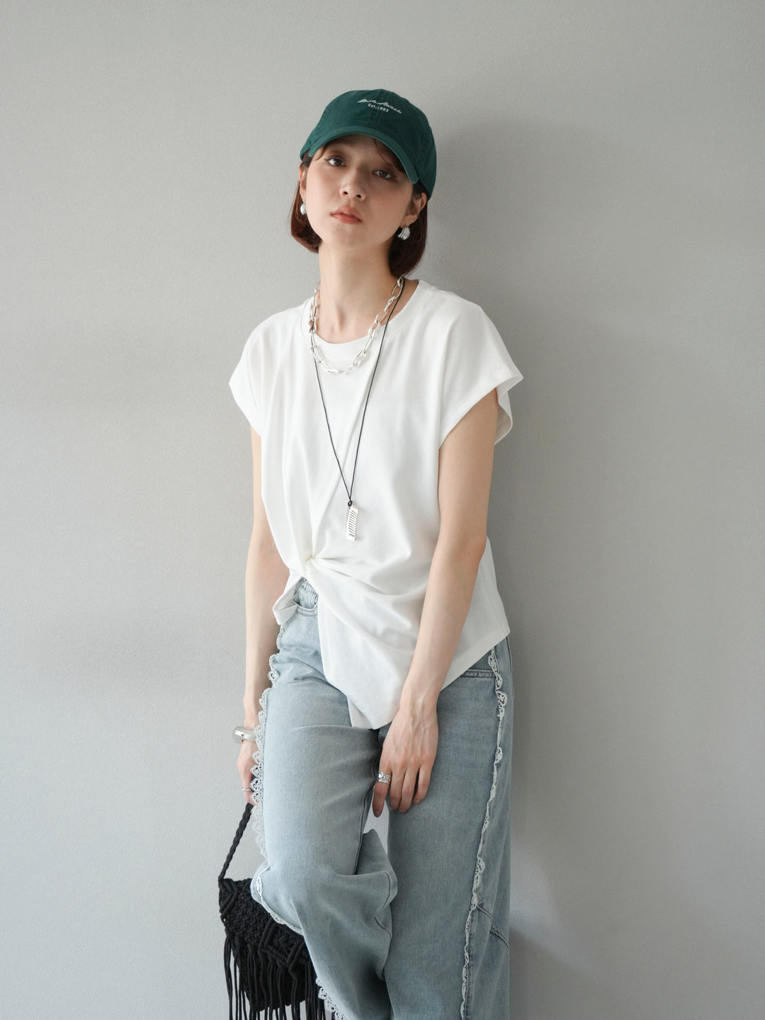 [SET]カシュクールTシャツ＆コームネックレスSET +カシュクールTシャツ＆コームネックレスSET (2set)