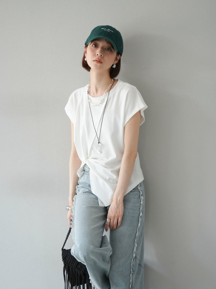 [SET]カシュクールTシャツ＆コームネックレスSET +カシュクールTシャツ＆コームネックレスSET (2set)