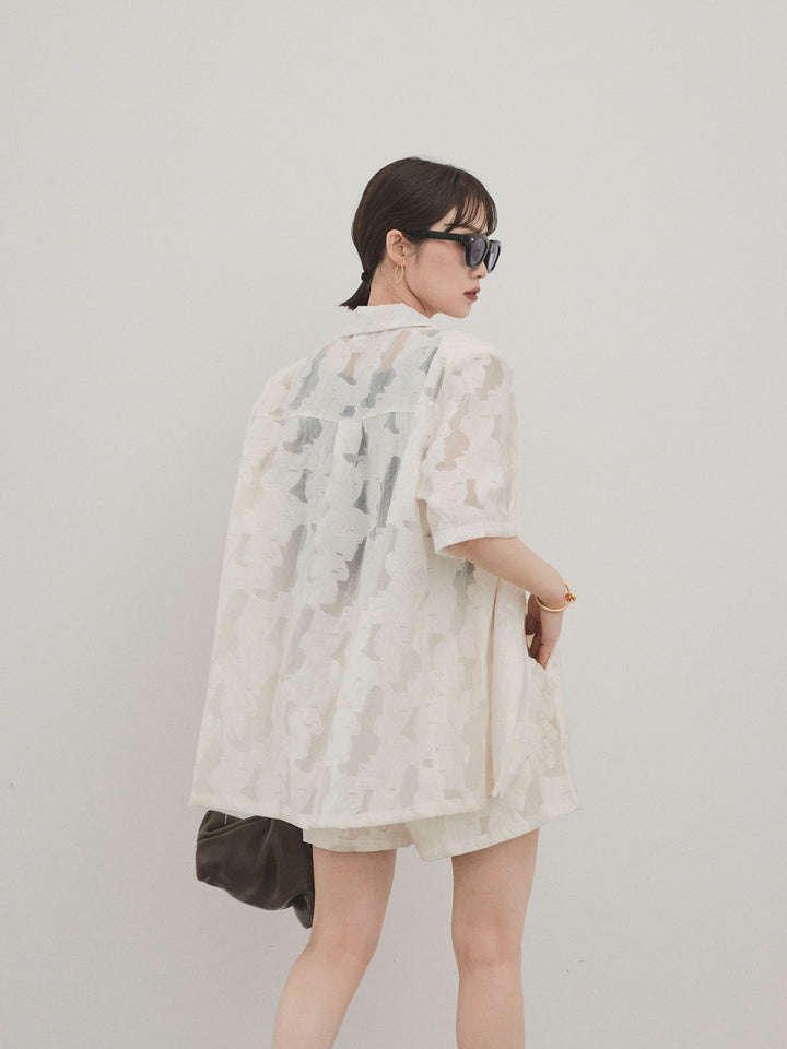 [SET]シアージャガードハーフジャケット＆ハーフパンツSET UP(2set)