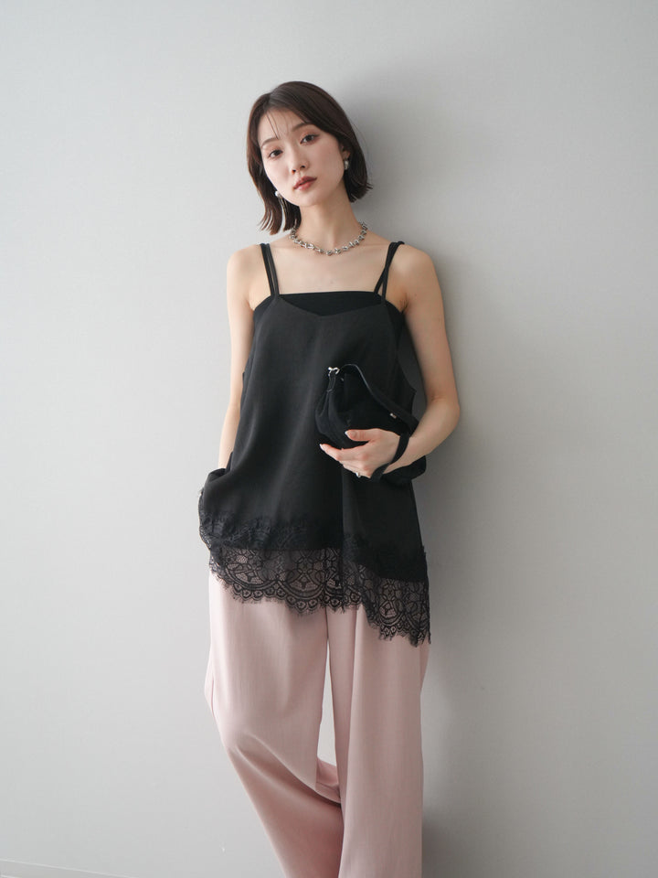 [SET]レーストリムキャミソール+レーストリムキャミソール(2set)