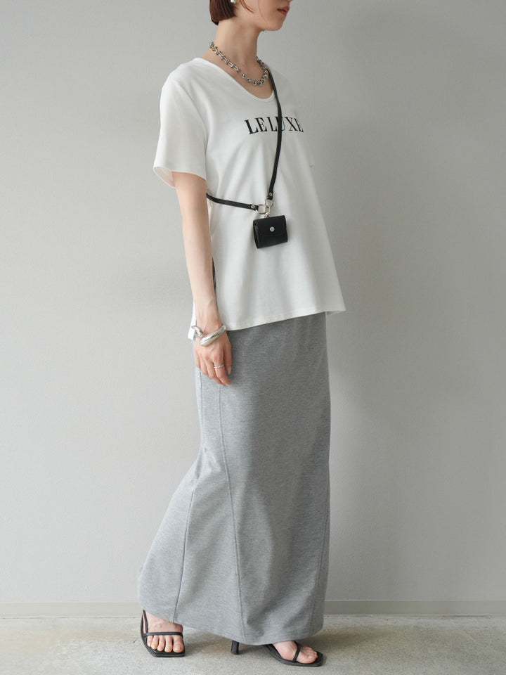 [SET] 毛衣長裙+毛衣長裙（2件套）