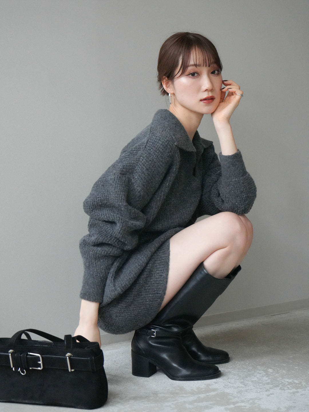 [SET]ポロニットプルオーバー＆ショートパンツSET UP