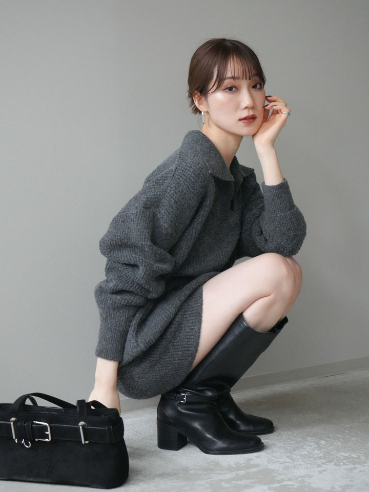 [SET]ポロニットプルオーバー＆ショートパンツSET UP