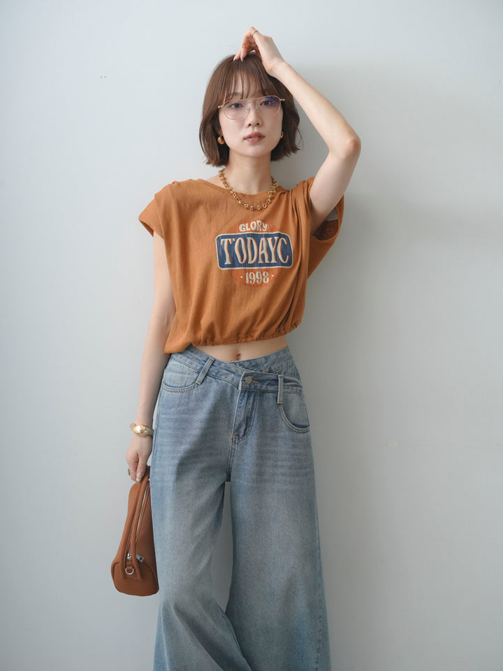 [SET]ヴィンテージロゴドロストTEE+選べるアクセセット(2set)