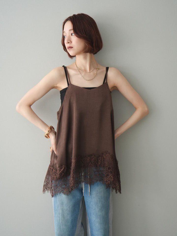 [SET]レーストリムキャミソール+レーストリムキャミソール(2set)