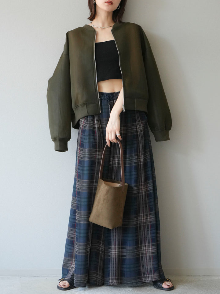 [予約]シアーダンボールボリュームスリーブMA-1/カーキ