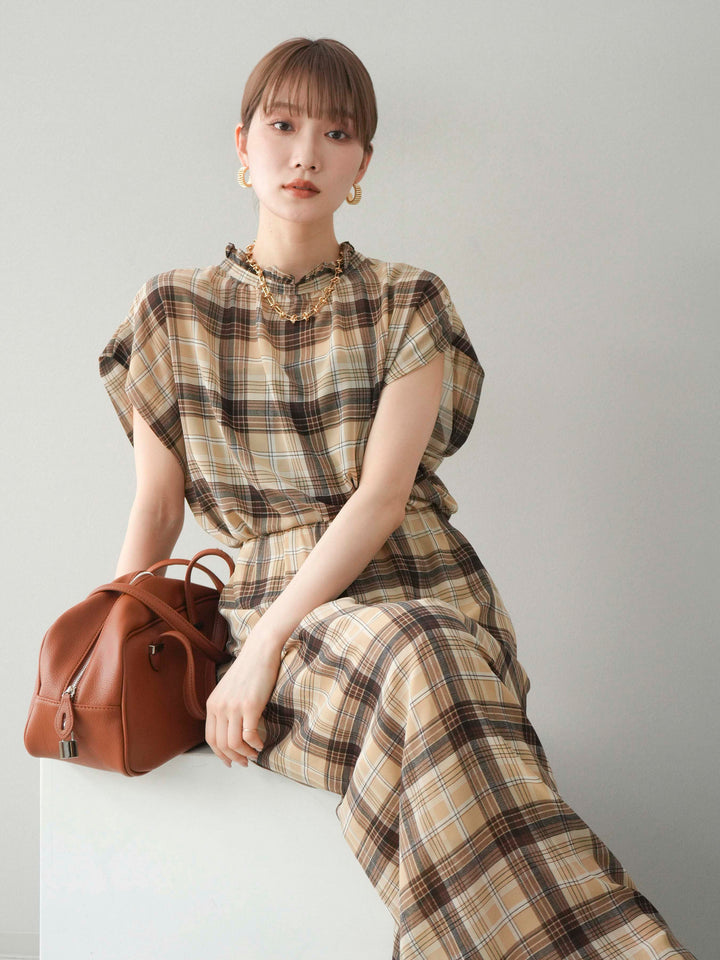 [予約]オーバルボストンバッグ/ブラウン