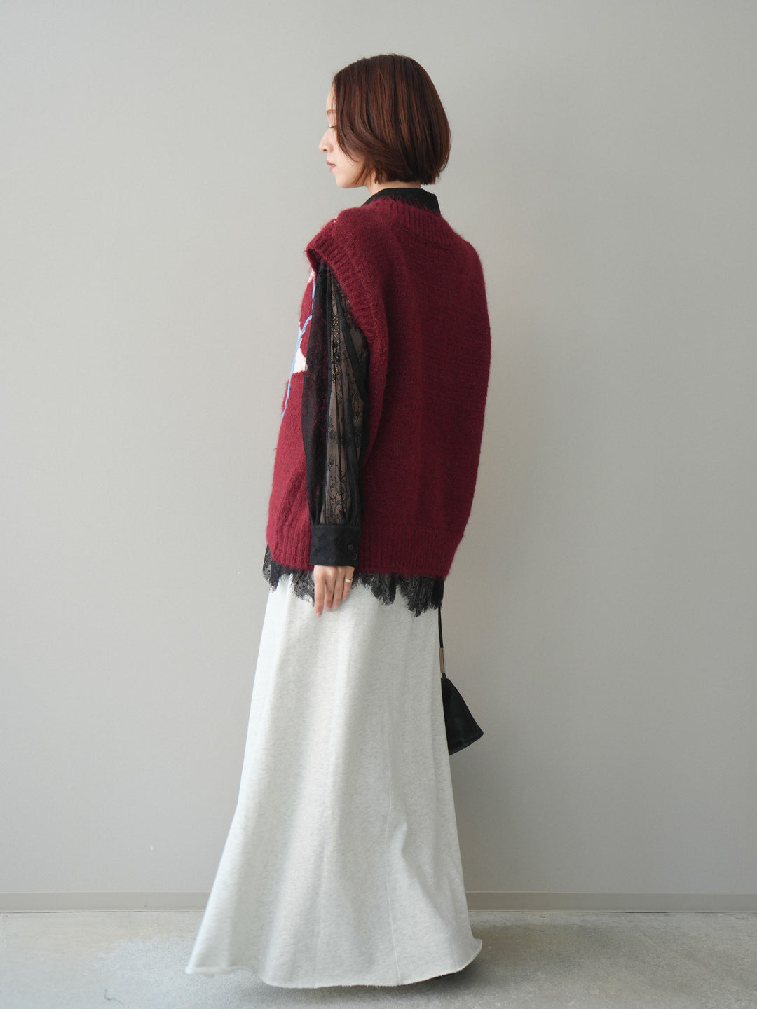 [SET]スウェットフレアロングスカート+スウェットフレアロングスカート(2set)