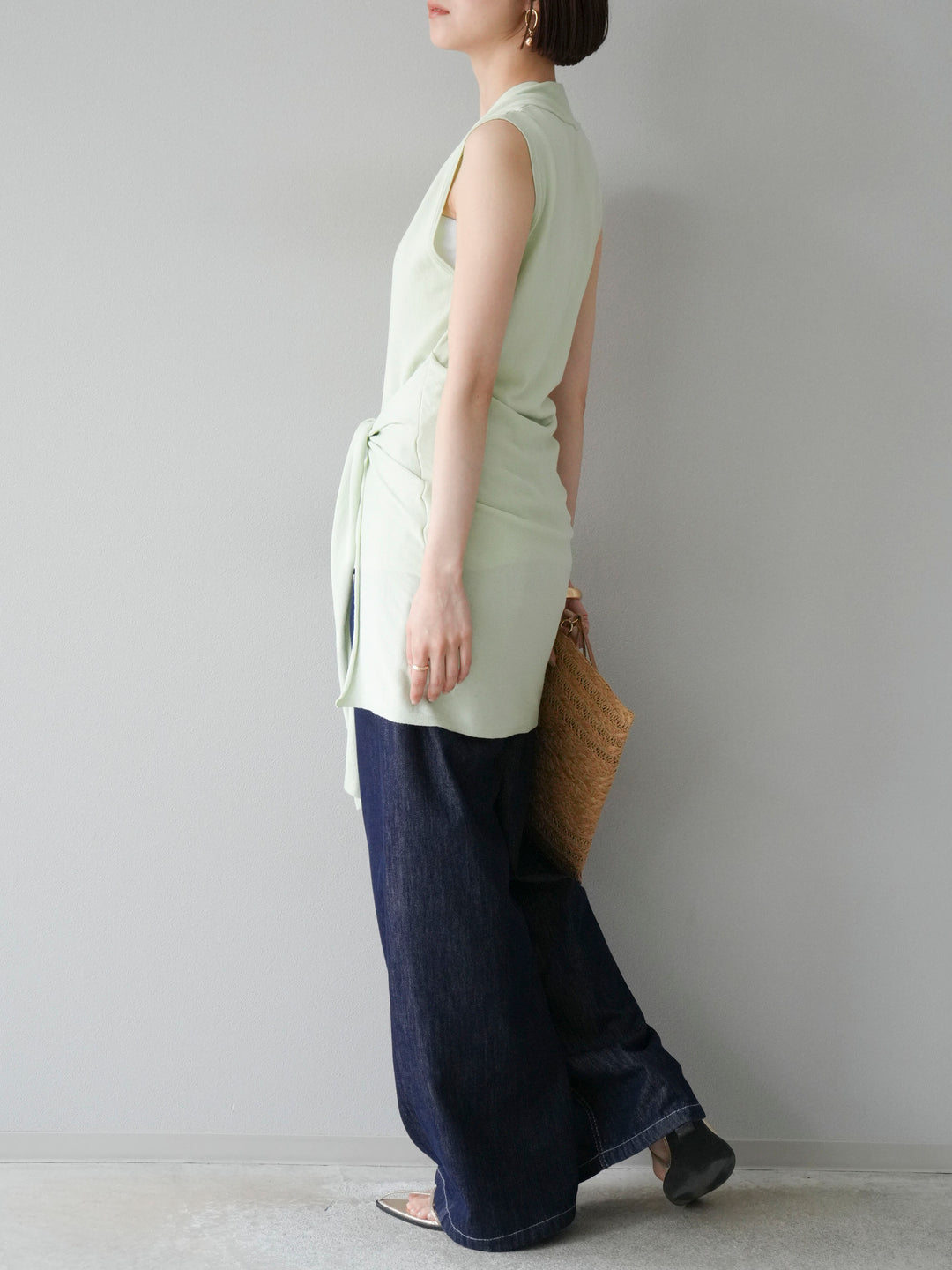 【預購】提臀牛仔褲/深藍色