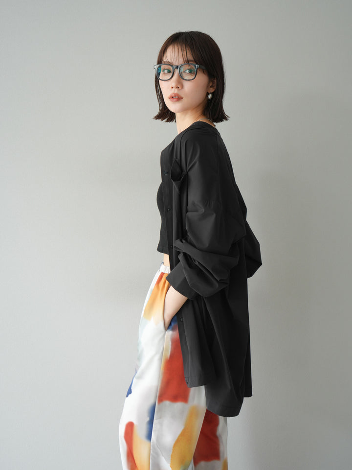 [予約]ICE TOUCH ２WAYオーバーシャツ/ブラック