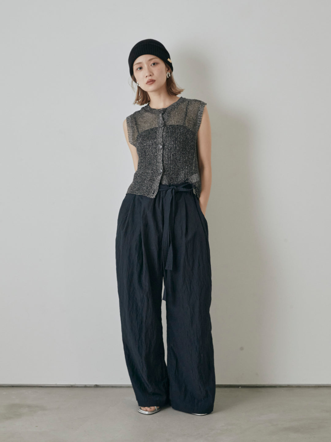 [預購] 尼龍洗衣機休閒褲/海軍藍