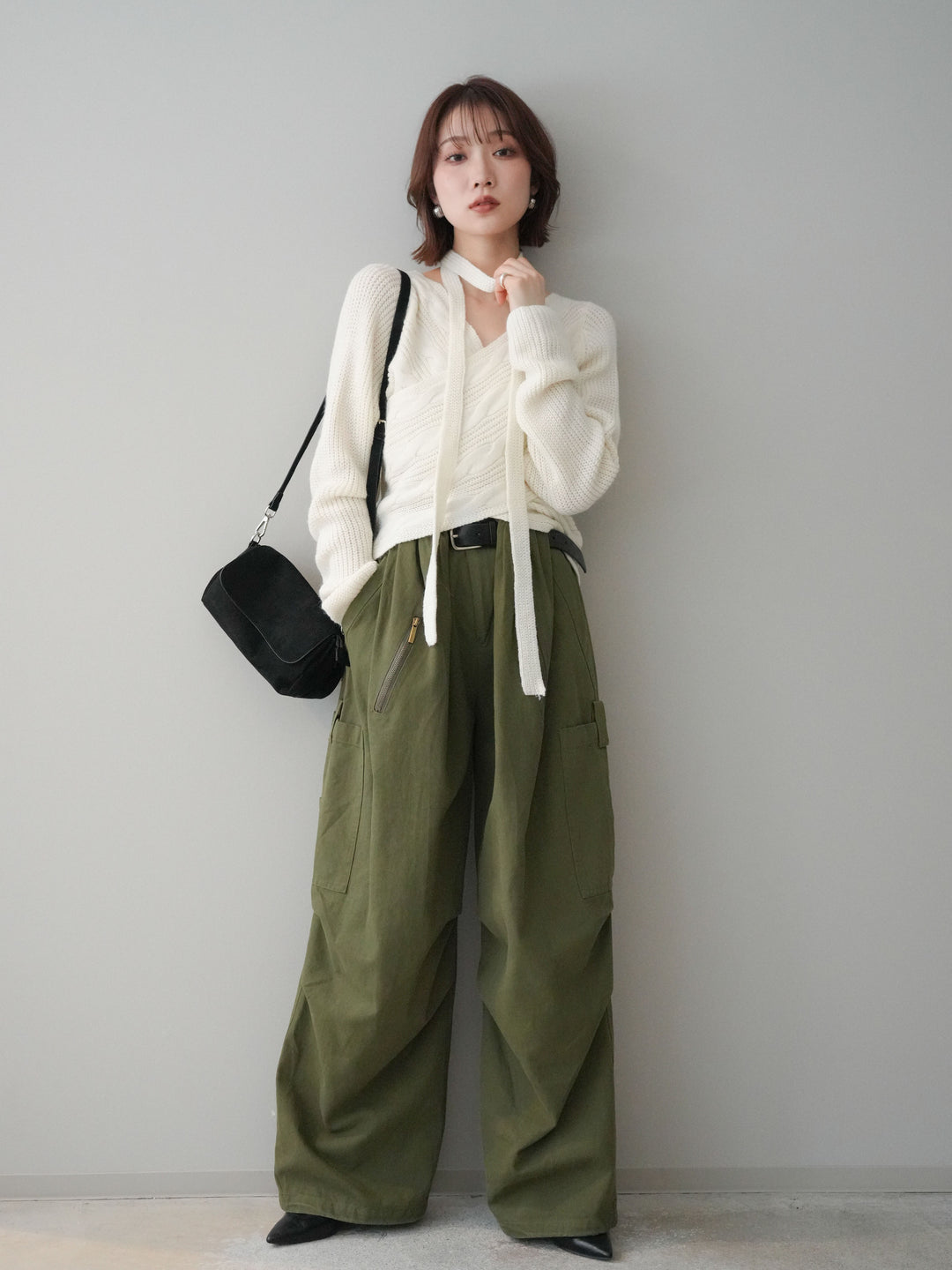 [予約]コットンタックループパンツ/khaki