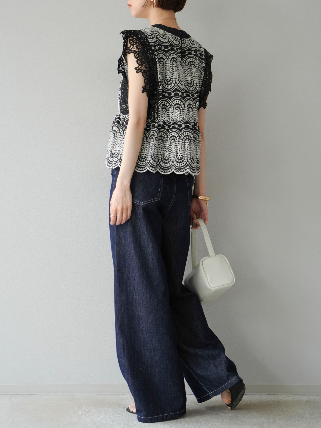 【預購】提臀牛仔褲/深藍色