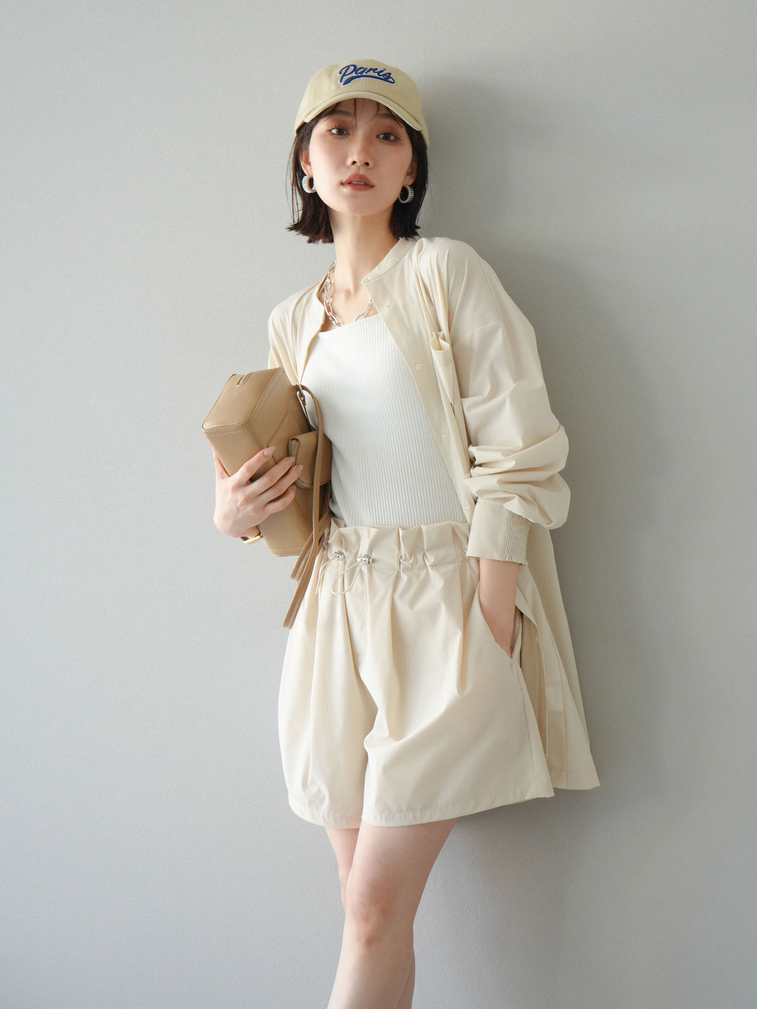 [套裝] ICE TOUCH 2WAY 外套 + ICE TOUCH 荷葉邊褶皺短褲 (2 套)