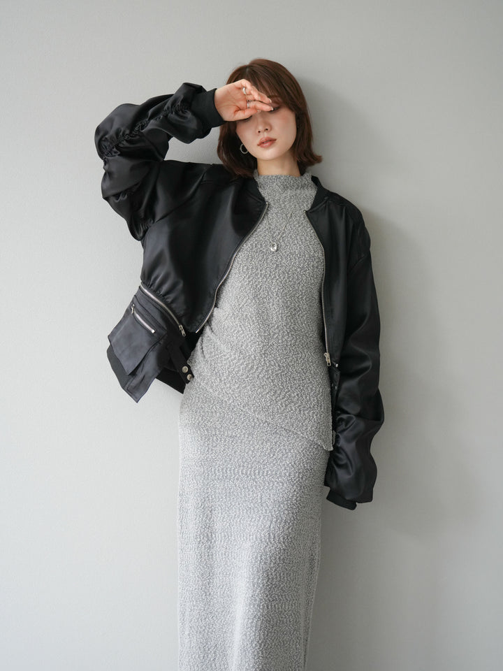 [予約]2WAYデザインMA-1/ブラック