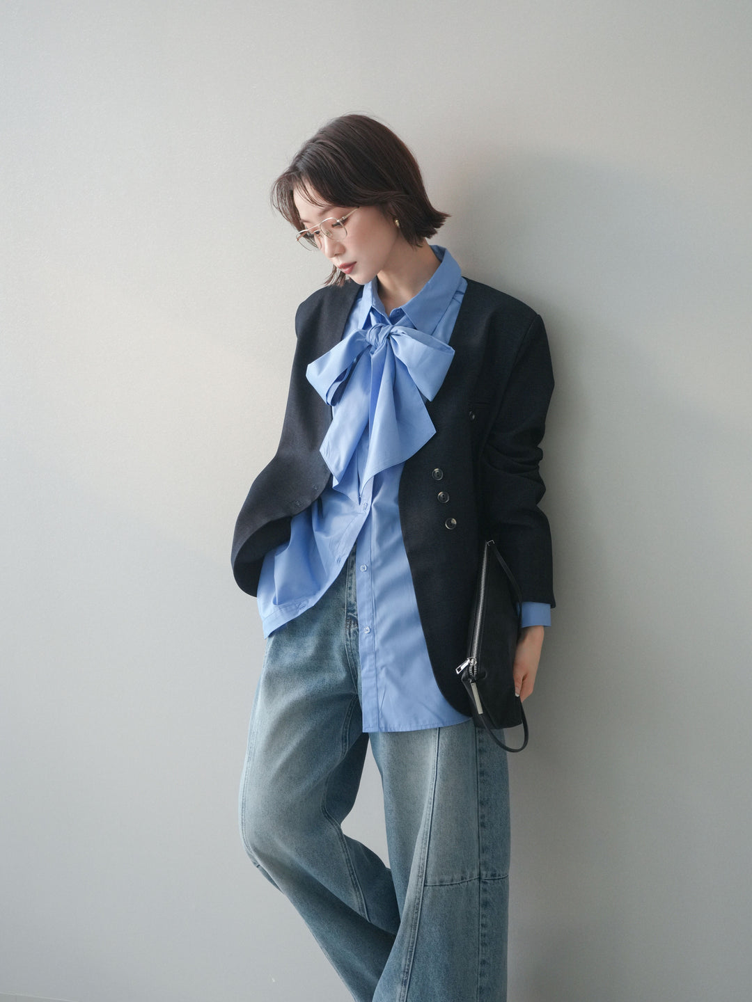 [SET]ノーカラージャケット+選べるアクセセット(2set)