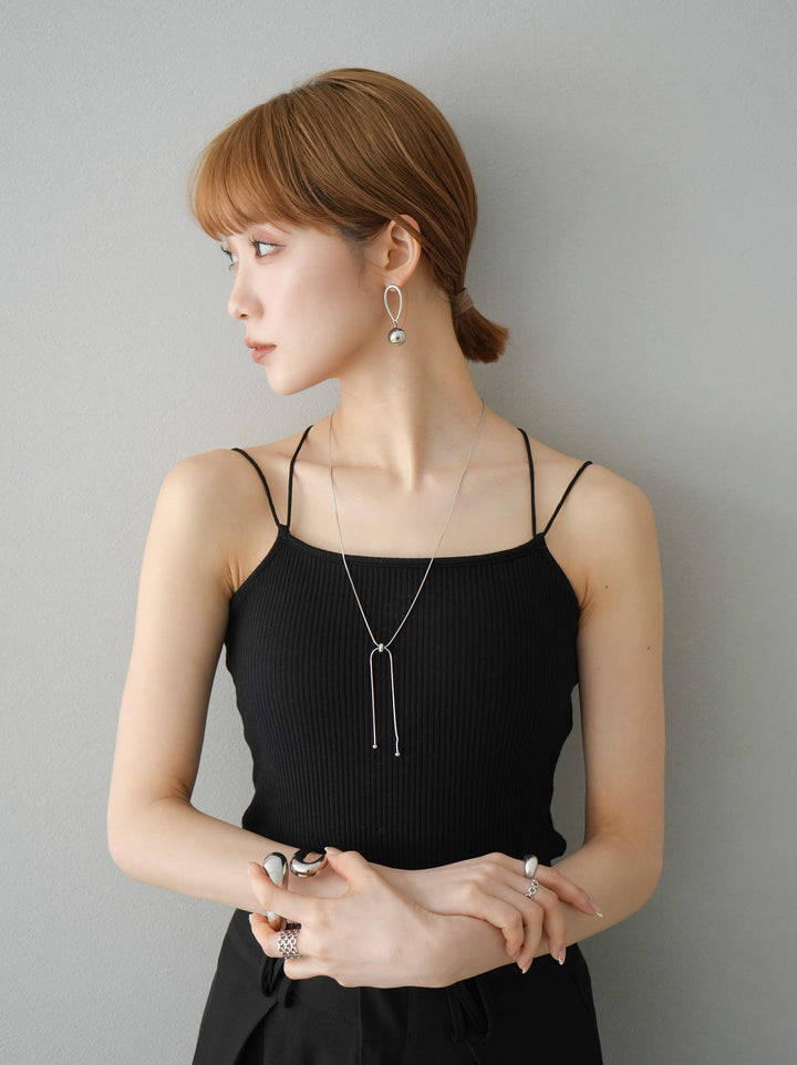 [予約]SLIDER SNAKE LONG NECKLACE /シルバー