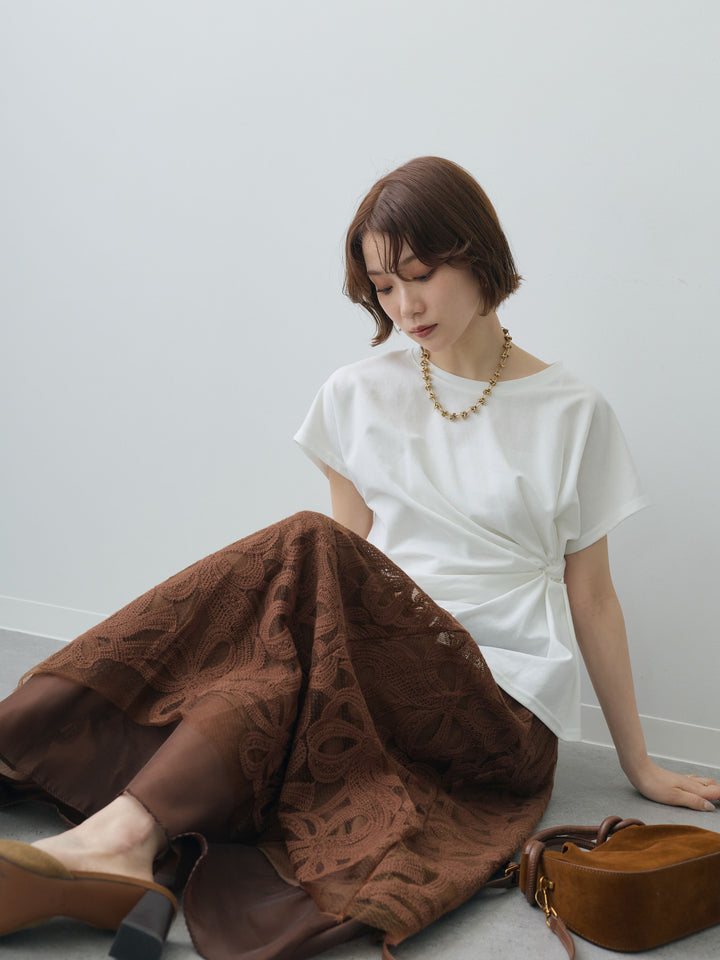 [SET]サイドノットTEE+選べるアクセセット(2set)