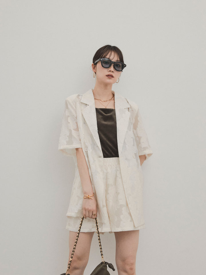 [SET]シアージャガードハーフジャケット＆ハーフパンツSET UP(2set)