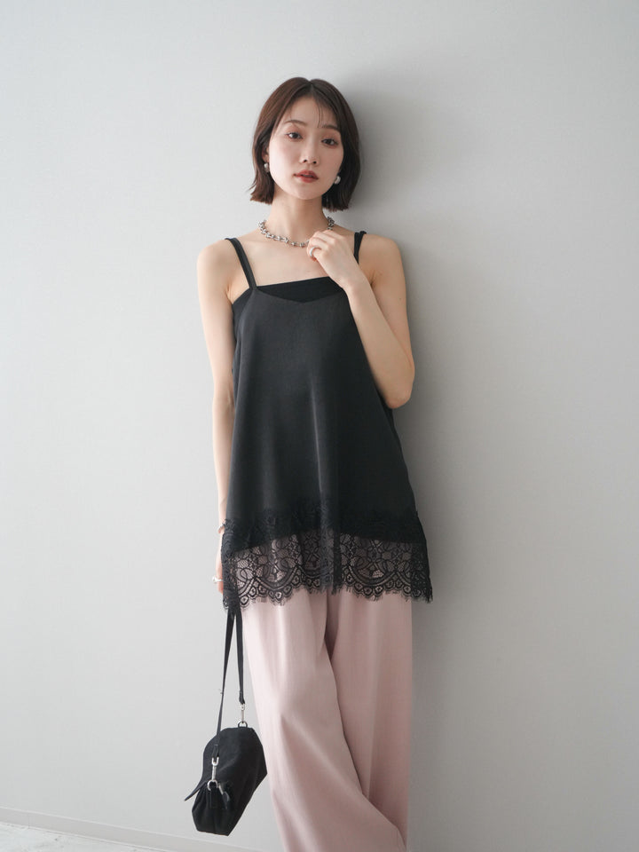 [SET]レーストリムキャミソール+レーストリムキャミソール(2set)