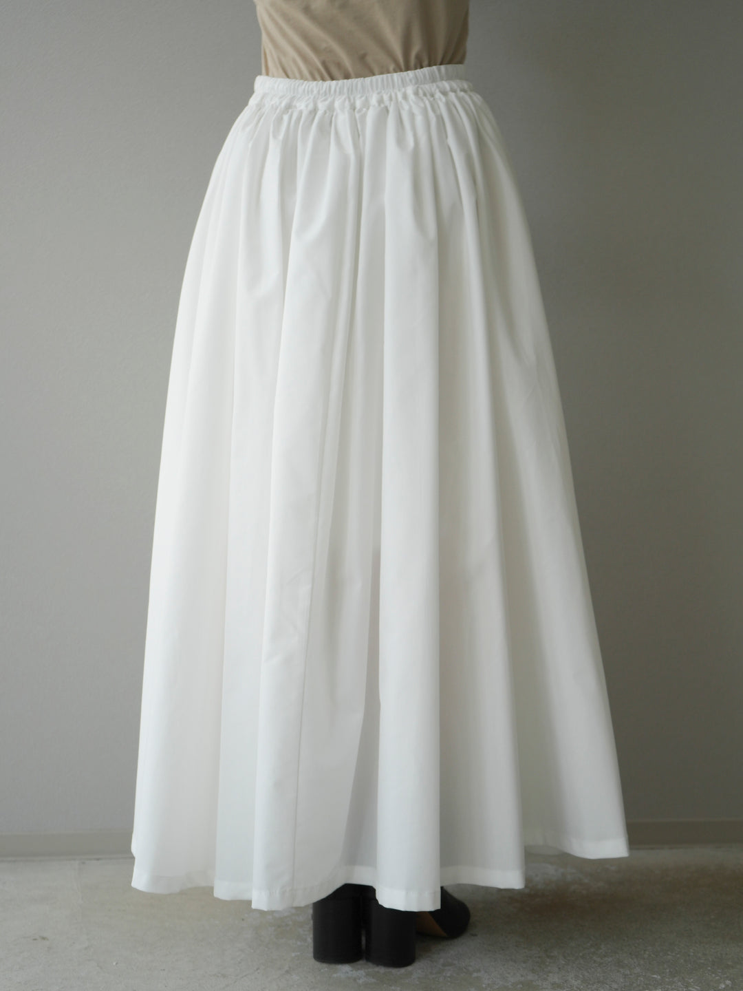 [予約]ブロードボリュームスカート/オフ