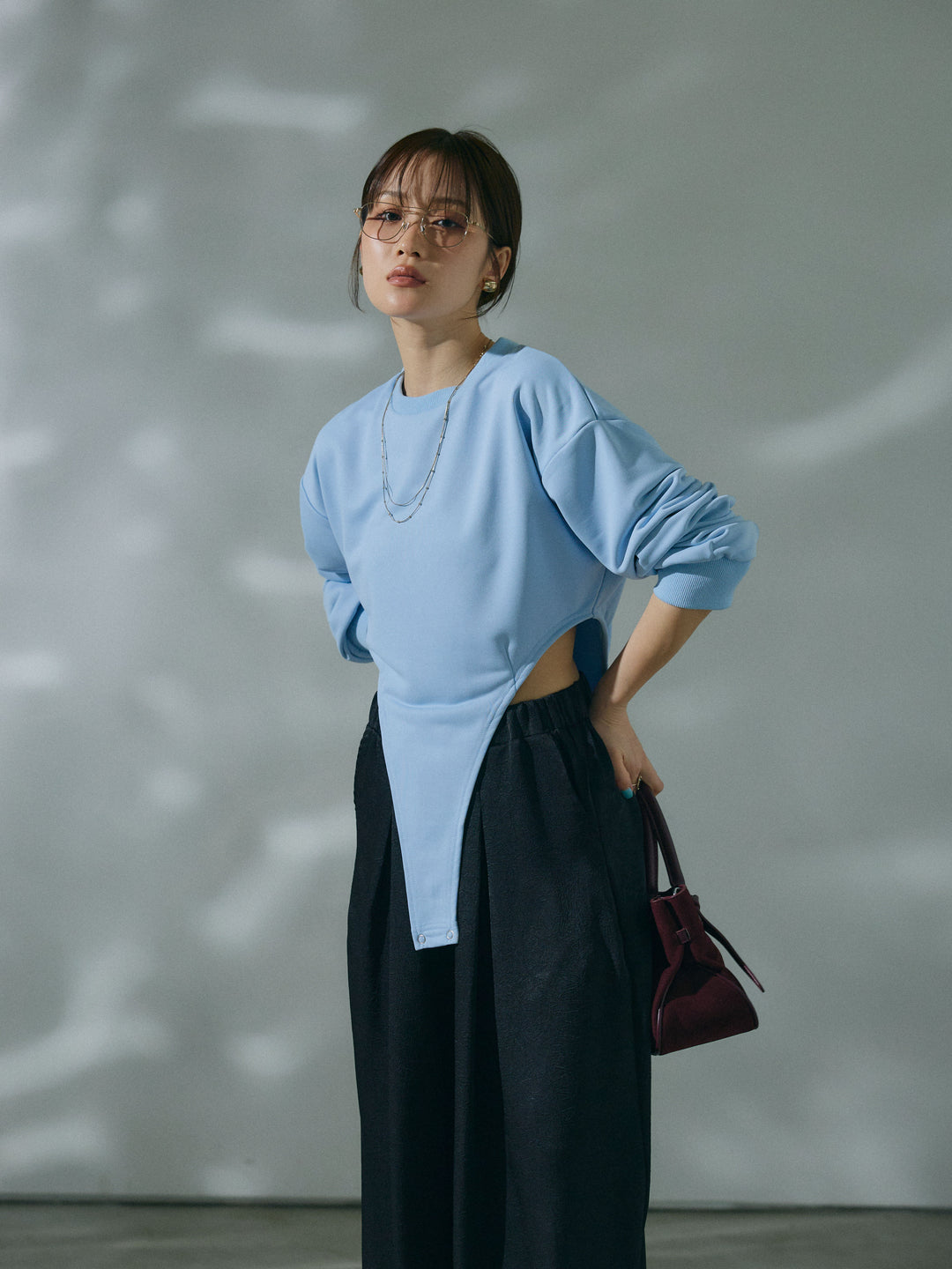 【Allure】[SET]スウェットボディスーツ+スウェットボディスーツ(2set)