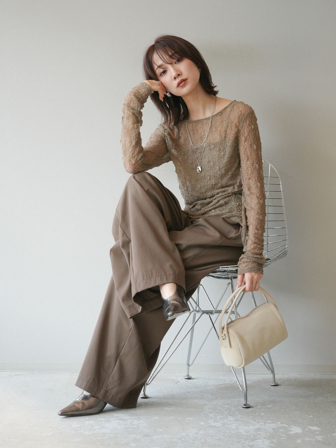 [予約]シアーレーストップス/カーキ