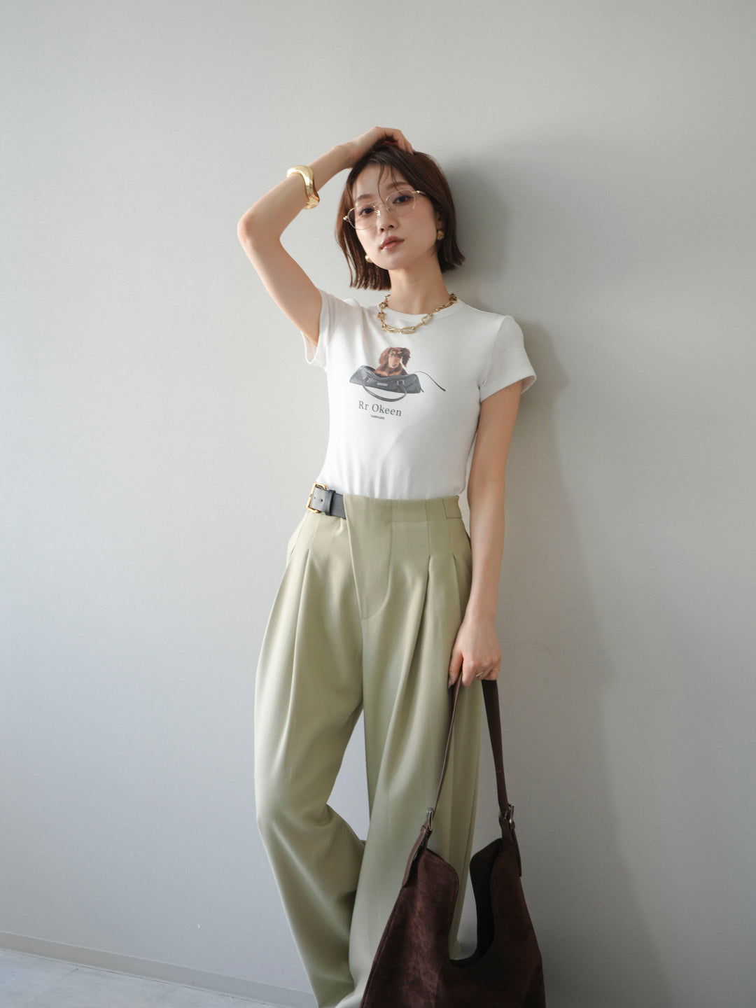 [SET]ドッグコンパクトTEE+選べるアクセセット(2set)