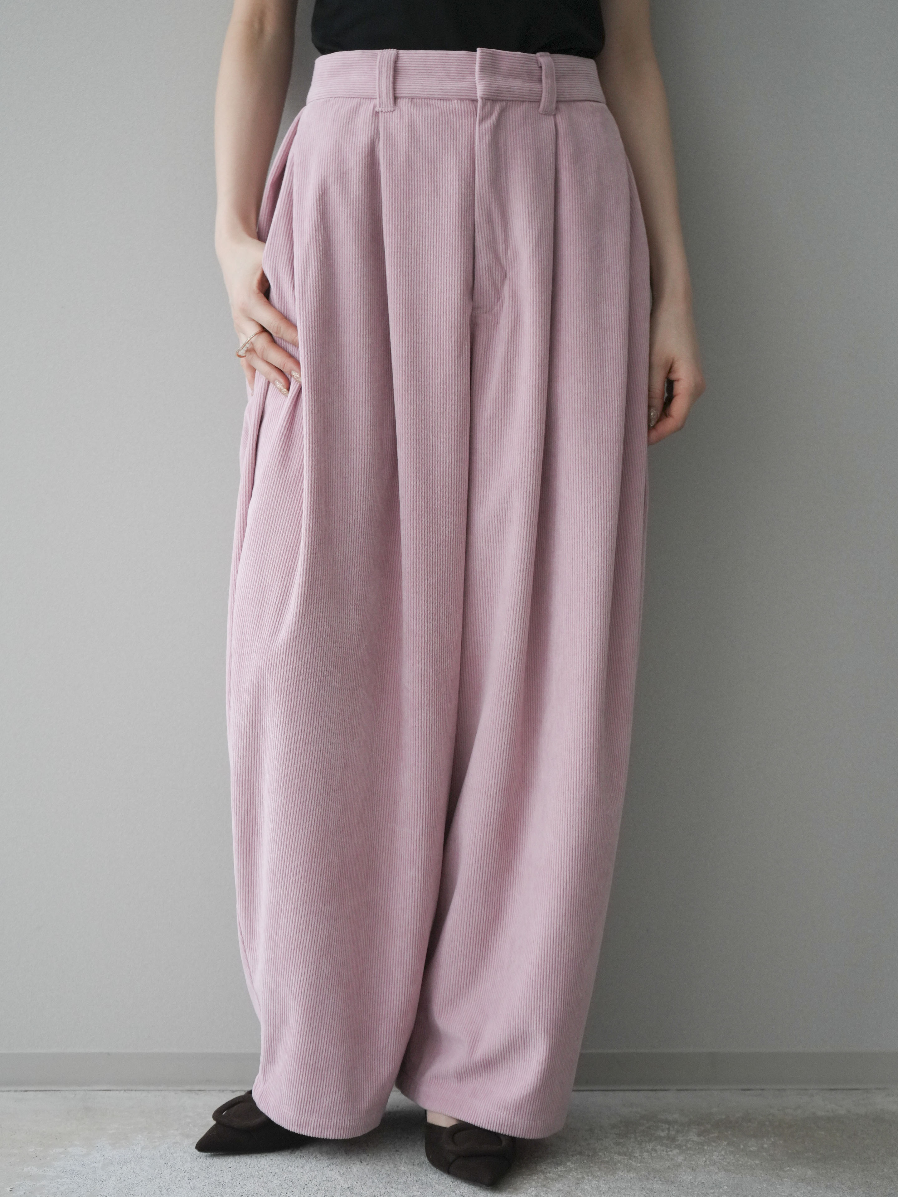 【新品・未使用・タグ付き】かぐれ コクーンパンツ ピンク かぐれ パンツ カラーコクーンパンツ レディース : ZOZOTOWN Yahoo!店