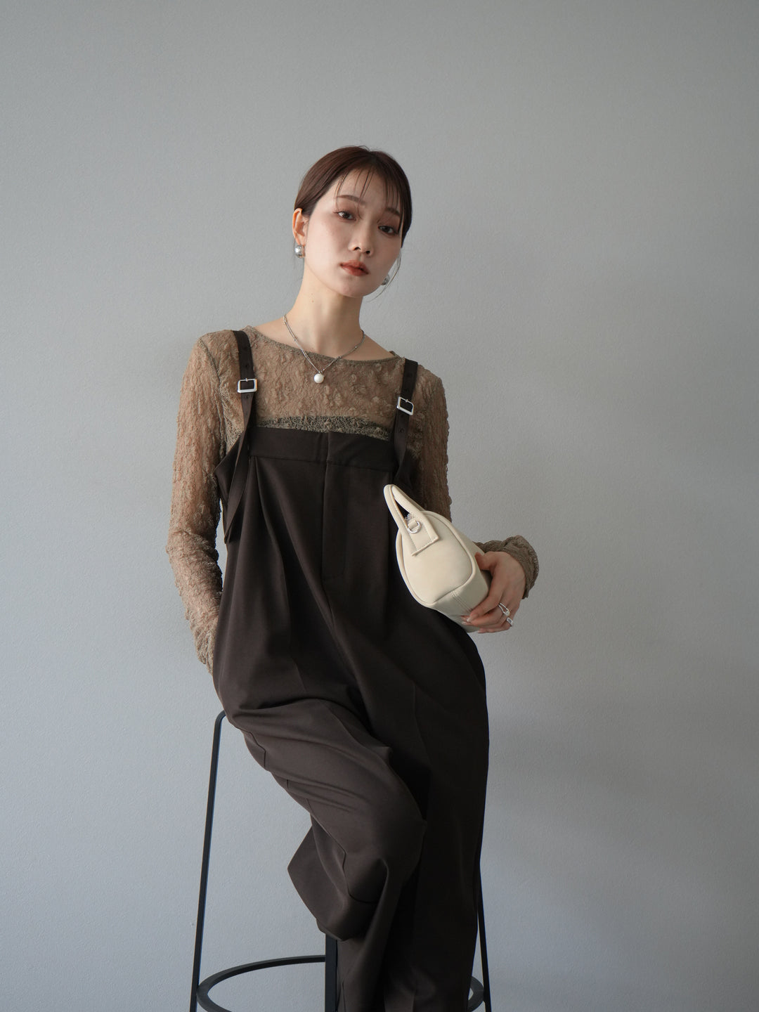 [予約]エステルベアサロペット/ブラウン