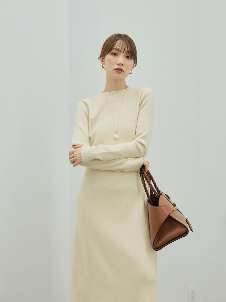 【Allure】[SET]バックオープンニットワンピース+バックオープンニットワンピース(2set)