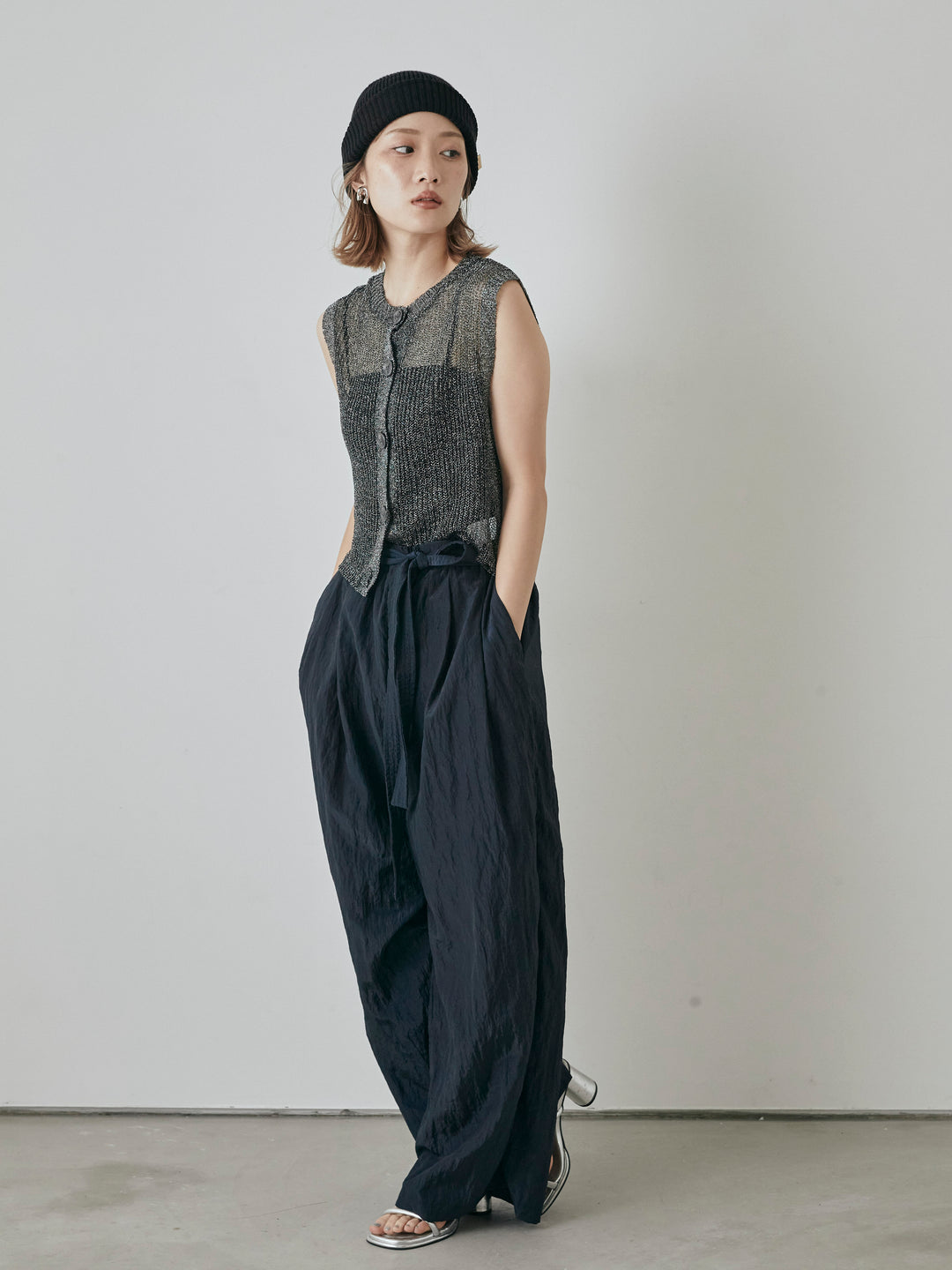 [預購] 尼龍洗衣機休閒褲/海軍藍