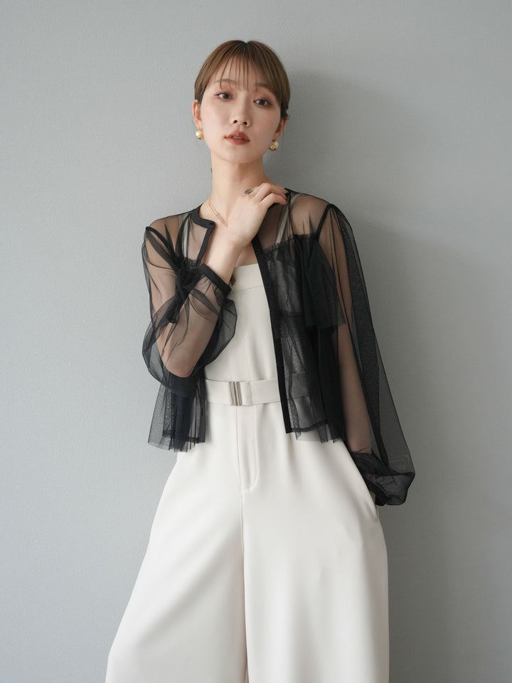 【預購】帶扣設計工裝褲/象牙白