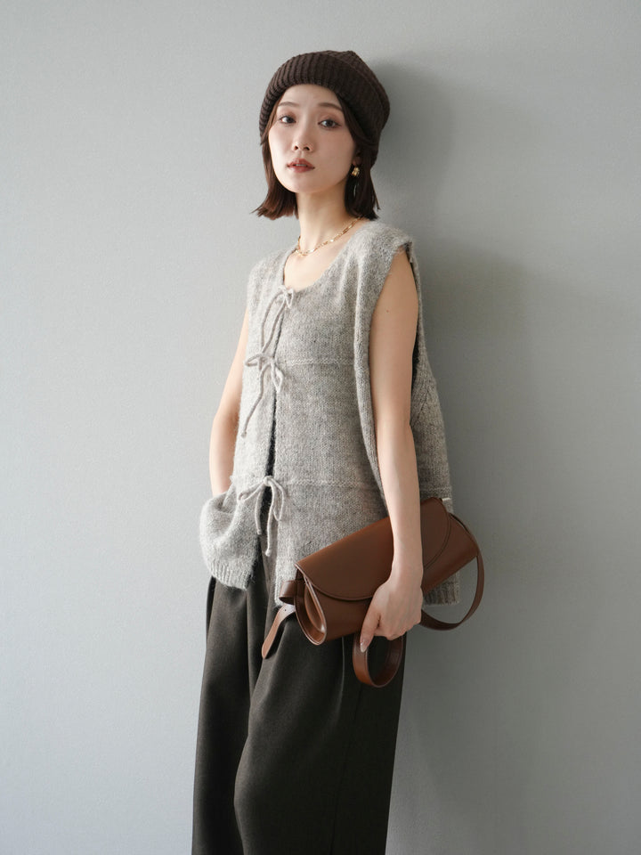 [予約]ニットビーニー/ブラウン