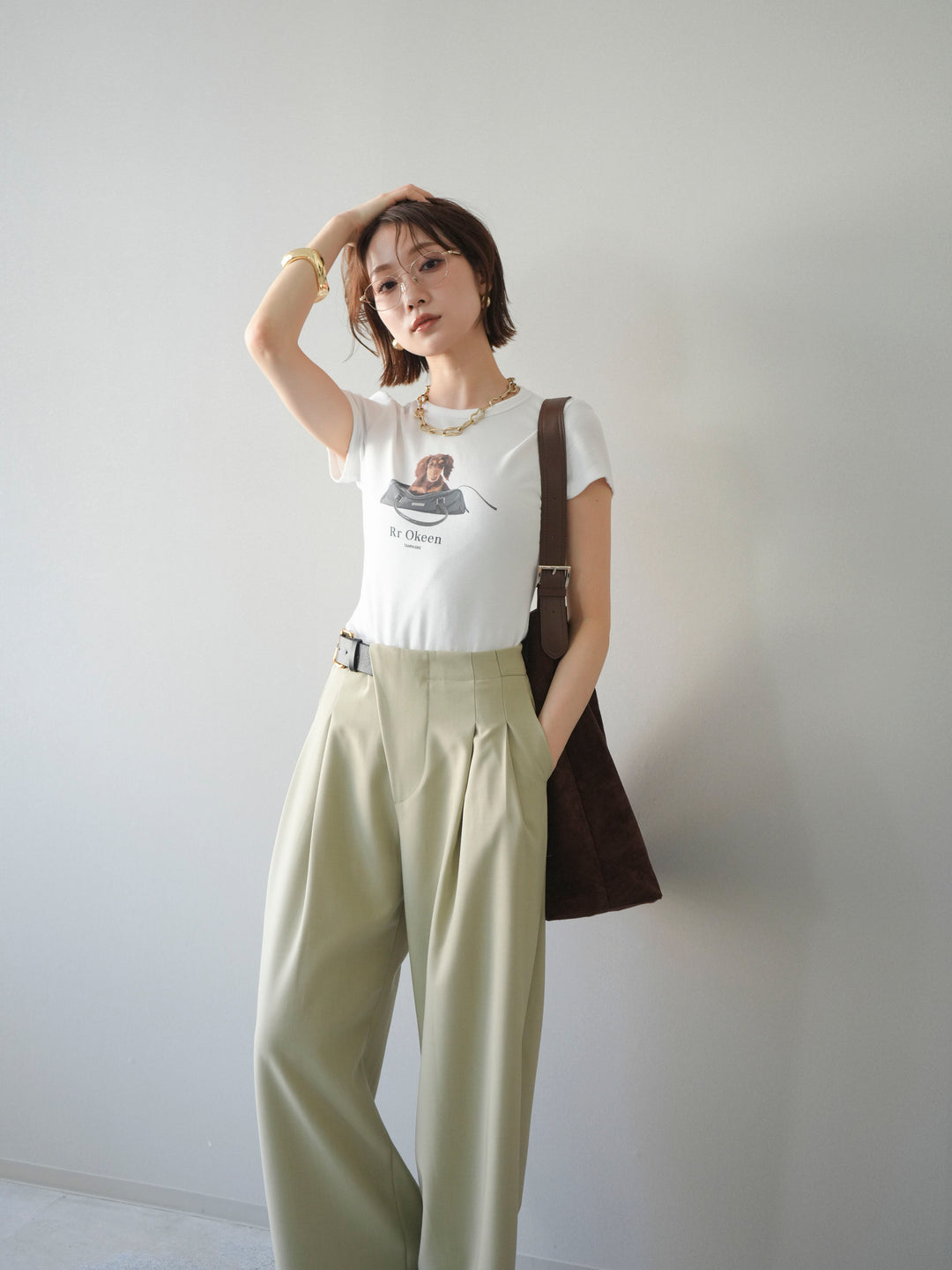 [予約]ドッグコンパクトTEE/offwhite