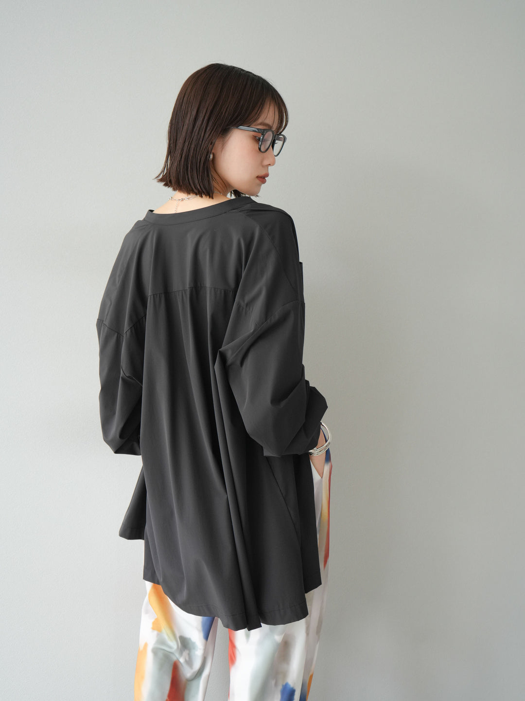 [予約]ICE TOUCH ２WAYオーバーシャツ/ブラック