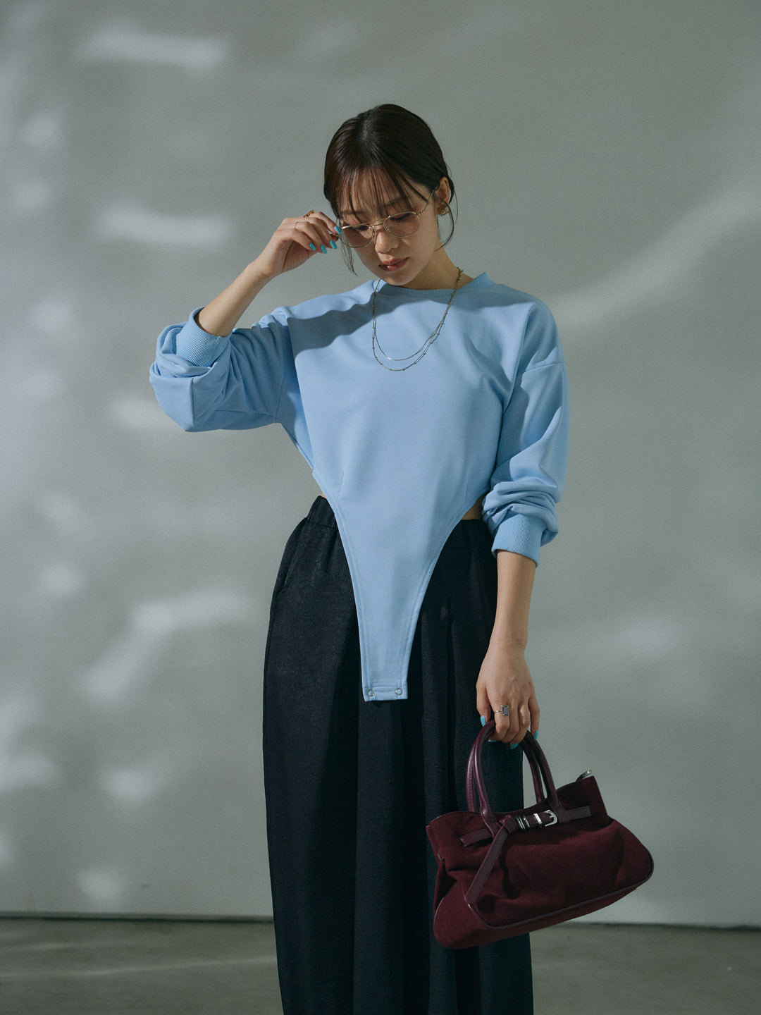 【Allure】[SET]スウェットボディスーツ+スウェットボディスーツ(2set)