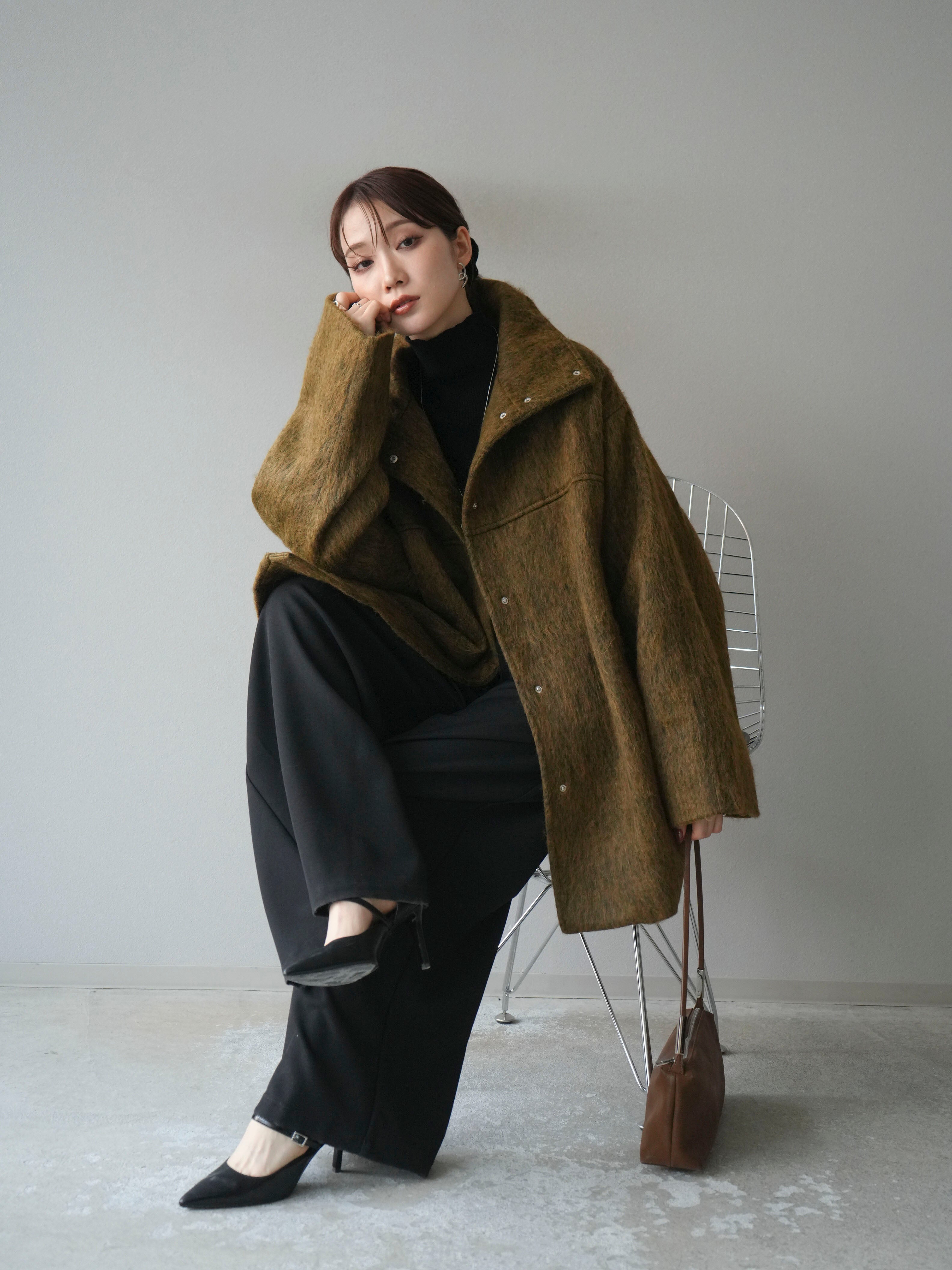 カスタネ　シャギーコート　イエロー Kastane（カスタネ）の「シャギーコート（その他アウター）」 - WEAR