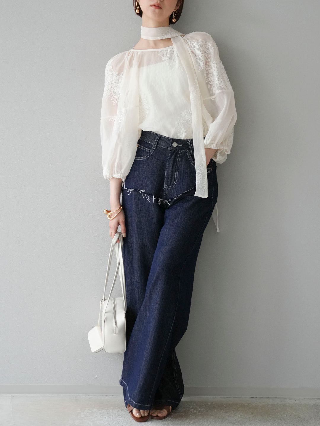 【預購】提臀牛仔褲/深藍色