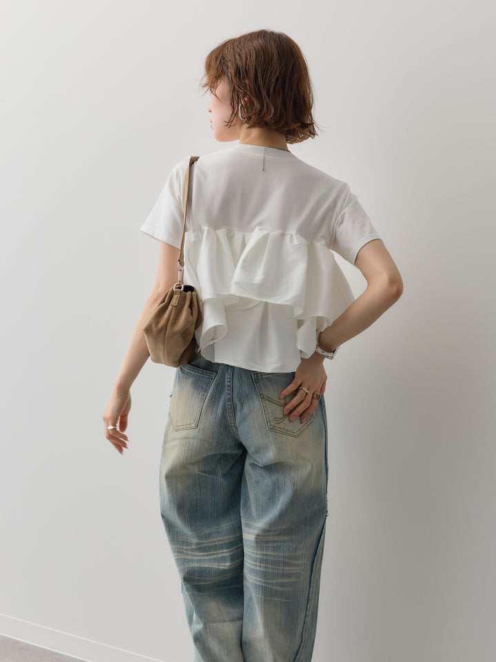 [SET]フリルティアードTEE+選べるアクセセット(2set)