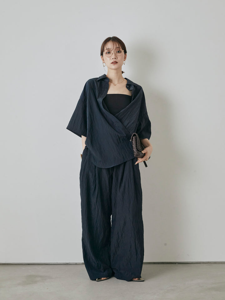 [預購] 尼龍洗衣機休閒褲/海軍藍