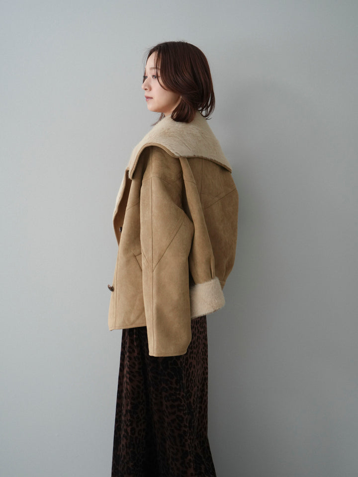 [SET]ムートンショートジャケット+ムートンショートジャケット(2set)
