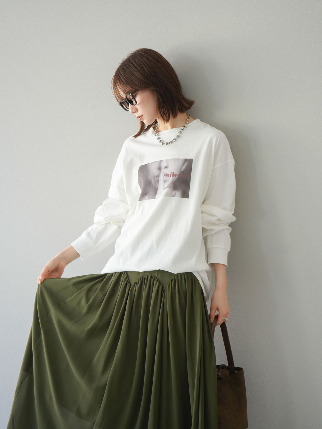 [予約]ウーマンプリントBIGロンT/オフ1