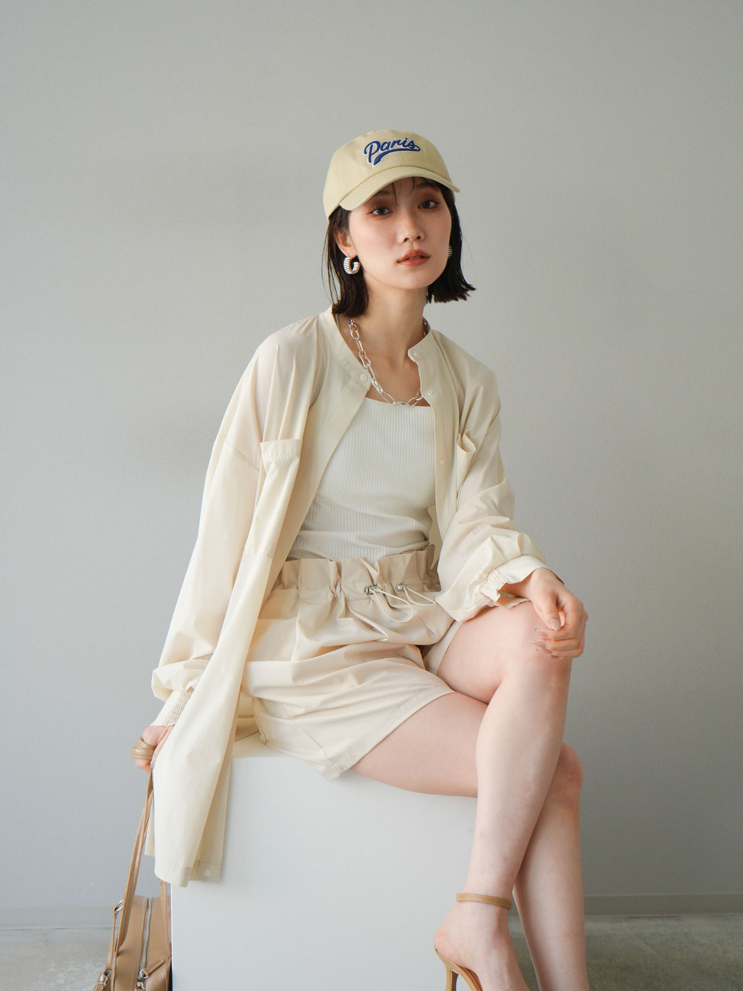 [套裝] ICE TOUCH 2WAY 外套 + ICE TOUCH 荷葉邊褶皺短褲 (2 套)