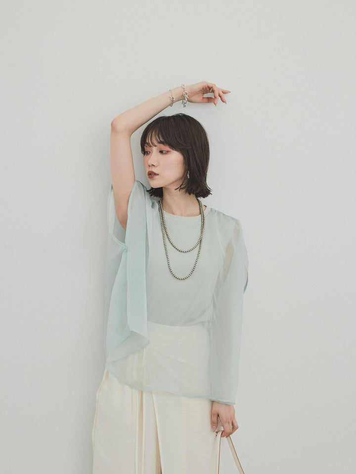 [SET]コンパクトスムースシアーレイヤードトップス+コンパクトスムースシアーレイヤードトップス(2set)