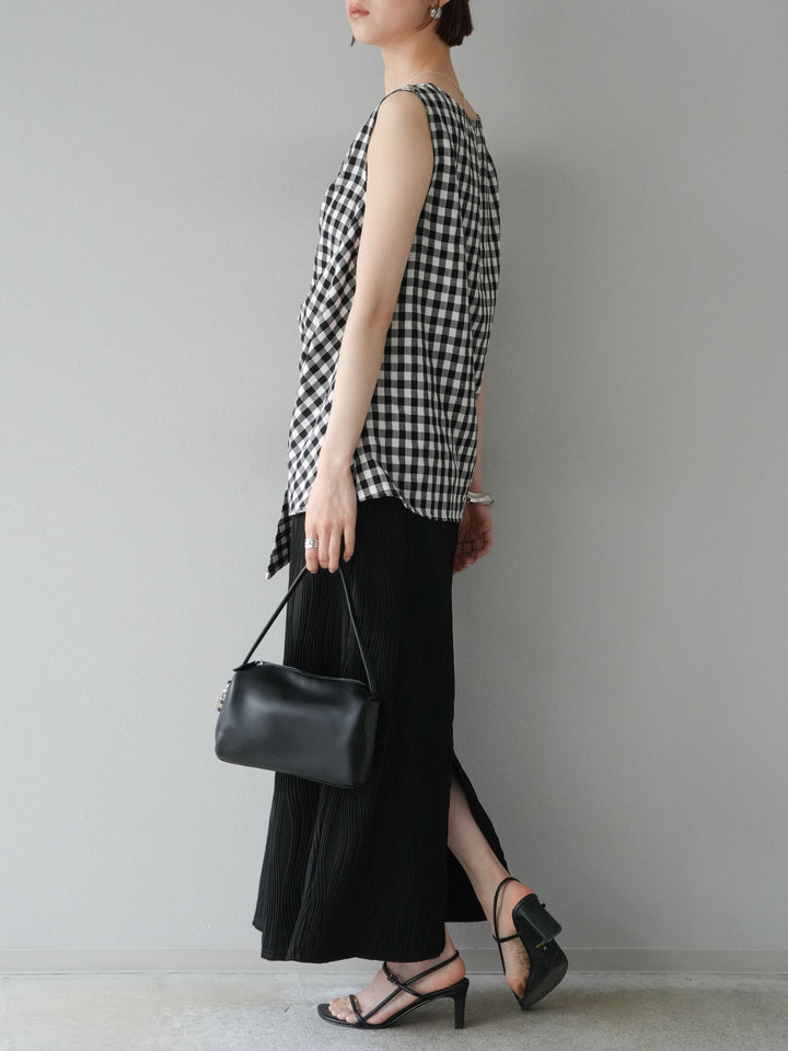 [SET]ウェーブパイピングタイトスカート+ウェーブパイピングタイトスカート(2set)