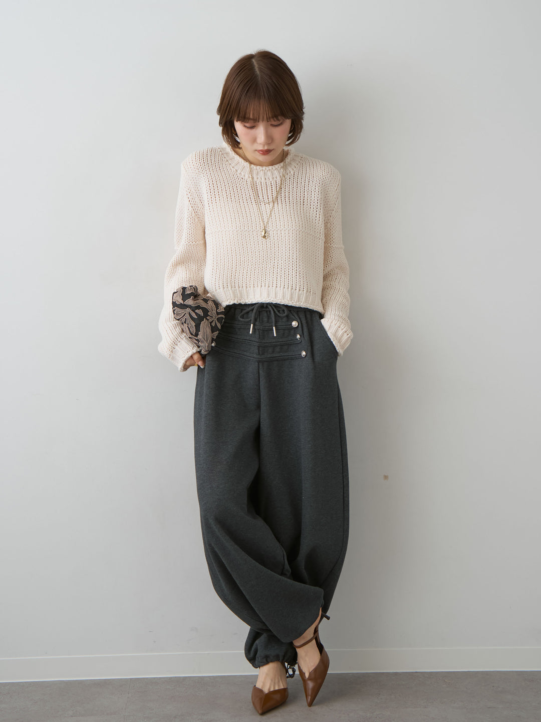 [SET]ナポレオンドロストスウェットパンツ+ナポレオンドロストスウェットパンツ(2set)