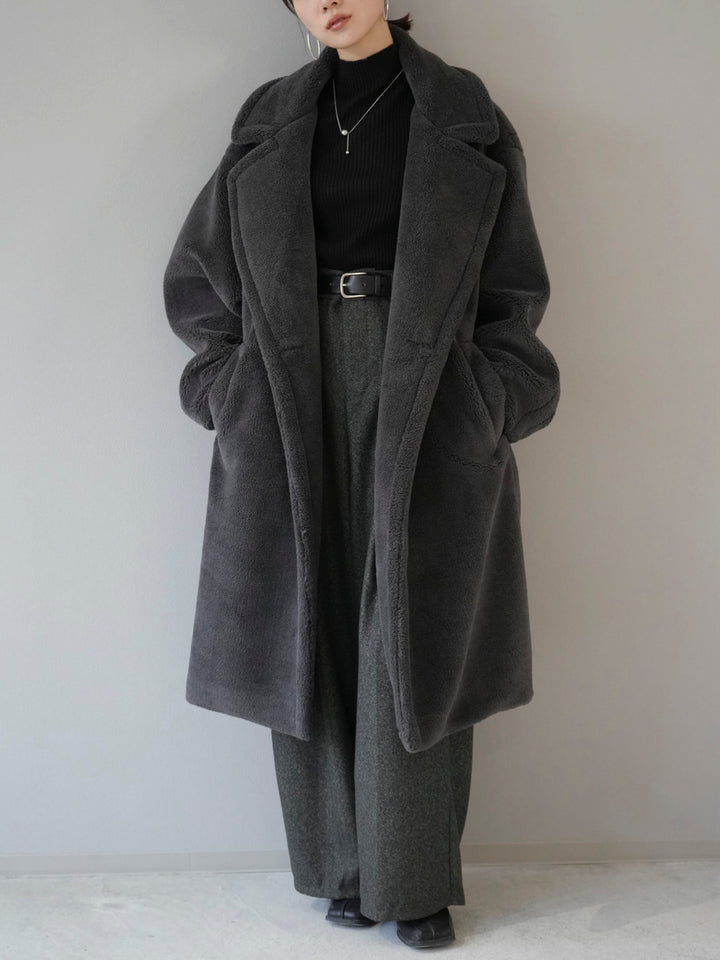 [Pre-order] Boa Middle Coat/Charcoal