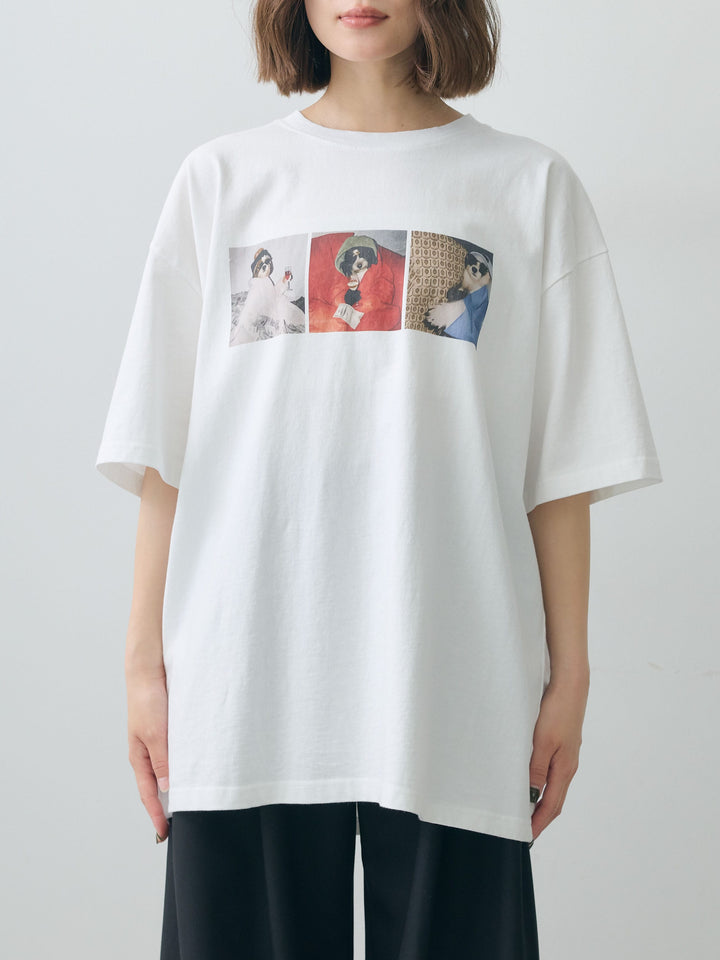 [予約]スリードッグフォトボックスTEE/white